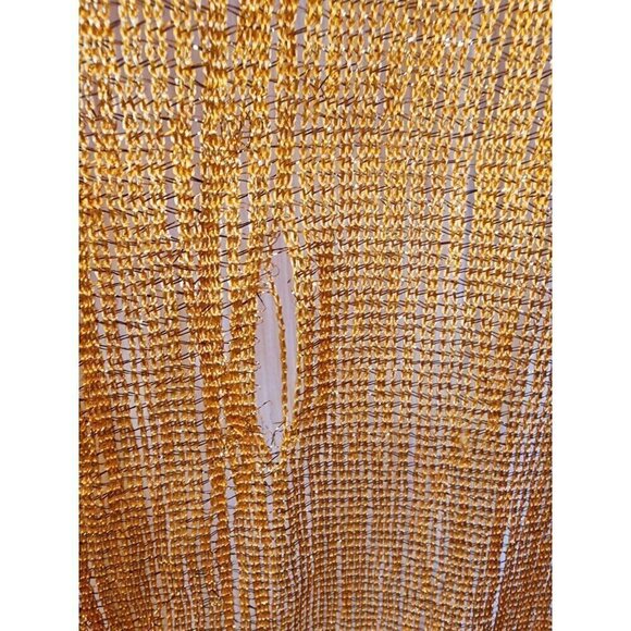 Mexican Reboso Shawl Wrap Scarf Chal Bright Orange - Picture 7 of 7